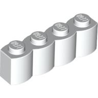 LEGO® los onderdeel Steen Aangepast in kleur Wit 30137