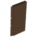 LEGO® los onderdeel Deur in kleur Bruin 30223