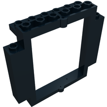Plaatje in Gallery viewer laden, LEGO® los onderdeel Deurkozijn in kleur Zwart 30101