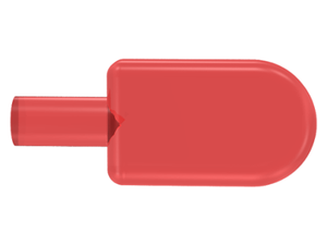 LEGO® los onderdeel Eten & Drinken Doorzichtig Rood 30222