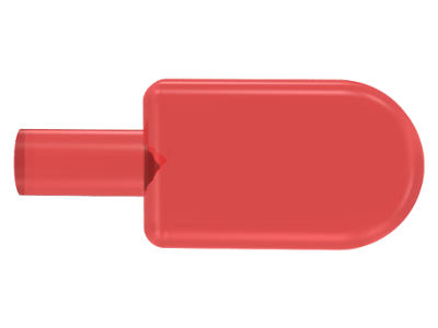 LEGO® los onderdeel Eten & Drinken Doorzichtig Rood 30222