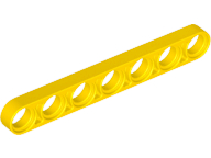 Plaatje in Gallery viewer laden, LEGO® los onderdeel Technische Hefbalk in kleur Geel 32065