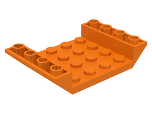 LEGO® los onderdeel Dakpan Omgekeerd in kleur Oranje 30283