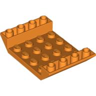 LEGO® los onderdeel Dakpan Omgekeerd in kleur Oranje 30283