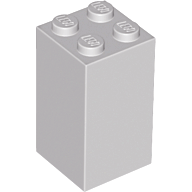 LEGO® los onderdeel Steen in kleur Lichtgrijs 30145