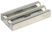 Plaatje in Gallery viewer laden, LEGO® los onderdeel Tegel Aangepast Chroom Zilver 2412b