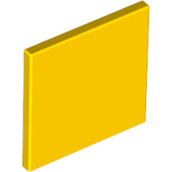 Plaatje in Gallery viewer laden, LEGO® los onderdeel Verkeersbord in kleur Geel 30258