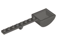 LEGO® los onderdeel Plaat Aangepast Donkergrijs 30275