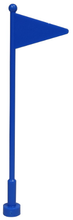 Plaatje in Gallery viewer laden, LEGO® los onderdeel Vlag in kleur Blauw 30322
