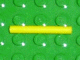 LEGO® los onderdeel Slang Stijf in kleur Geel 75c03
