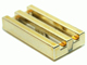 LEGO® los onderdeel Tegel Aangepast Chroom Goud 2412b