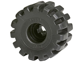LEGO® los onderdeel Wiel in kleur Zwart 32193