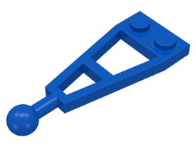 LEGO® los onderdeel Plaat Aangepast in kleur Blauw 2508