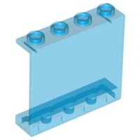 LEGO® los onderdeel Paneel Doorzichtig Donkerblauw 4215b