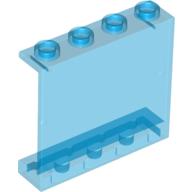 Plaatje in Gallery viewer laden, LEGO® los onderdeel Paneel Doorzichtig Donkerblauw 4215b
