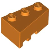 LEGO® los onderdeel Wig in kleur Oranje 6564
