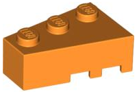 Plaatje in Gallery viewer laden, LEGO® los onderdeel Wig in kleur Oranje 6565