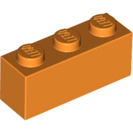 LEGO® los onderdeel Steen in kleur Oranje 3622