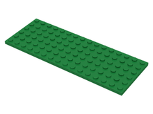 Plaatje in Gallery viewer laden, LEGO® los onderdeel Plaat Algemeen in kleur Groen 3027