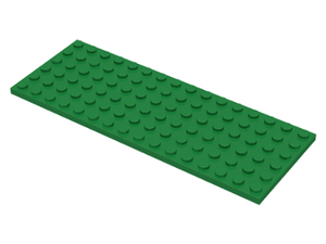 LEGO® los onderdeel Plaat Algemeen in kleur Groen 3027