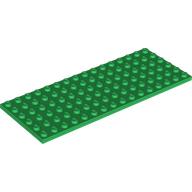 LEGO® los onderdeel Plaat Algemeen in kleur Groen 3027