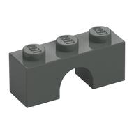 Plaatje in Gallery viewer laden, LEGO® los onderdeel Steen Boog in kleur Donkergrijs 4490