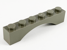 Plaatje in Gallery viewer laden, LEGO® los onderdeel Steen Boog in kleur Donkergrijs 3455