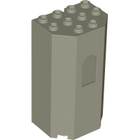 LEGO® los onderdeel Paneel in kleur Donkergrijs 30246