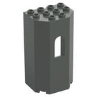 LEGO® los onderdeel Paneel in kleur Donkergrijs 30246
