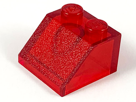 LEGO® los onderdeel Dakpan Algemeen Doorzichtig Rood 3039