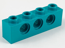 Plaatje in Gallery viewer laden, LEGO® los onderdeel Technische Steen Donker Turkoois 3701