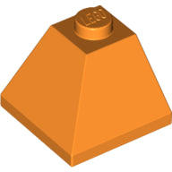 Plaatje in Gallery viewer laden, LEGO® los onderdeel Dakpan Algemeen in kleur Oranje 3045