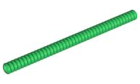 LEGO® los onderdeel Slang Geribbeld in kleur Groen 78c14