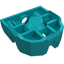Plaatje in Gallery viewer laden, LEGO® onderdeel Technische Verbinding Donker Turkoois 32172
