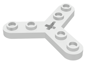 LEGO® los onderdeel Technische Plaat in kleur Wit 32125