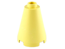 LEGO® los onderdeel Kegel in kleur Licht Geel 3942c