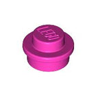 LEGO® los onderdeel Plaat Rond in kleur Donker Roze 4073
