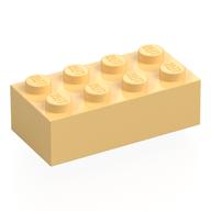 LEGO® los onderdeel Steen in kleur Licht Geel 3001
