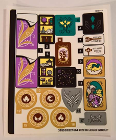 LEGO® stickervel set 41196-1 The Elvenstar Tree Bat Attack