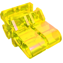 Plaatje in Gallery viewer laden, LEGO® onderdeel Technische Verbinding Doorzichtig Geel 32137