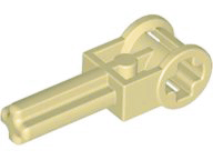 Plaatje in Gallery viewer laden, LEGO® los onderdeel Technische As in kleur Geelbruin 6553