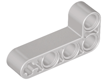 Plaatje in Gallery viewer laden, LEGO® los onderdeel Technische Hefbalk Lichtgrijs 32140