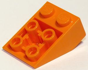 LEGO® los onderdeel Dakpan Omgekeerd in kleur Oranje 3747b
