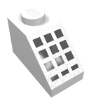 LEGO® los onderdeel Dakpan met Motief in kleur Wit 3040p32