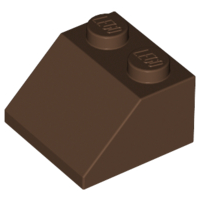 Plaatje in Gallery viewer laden, LEGO® los onderdeel Dakpan Algemeen in kleur Bruin 3039