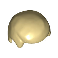 LEGO® los onderdeel Haar in kleur Geelbruin 3901