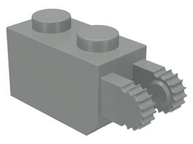LEGO® los onderdeel Scharnier in kleur Lichtgrijs 30365