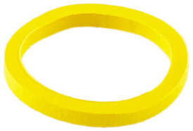 LEGO® los onderdeel Elastiek in kleur Geel x151