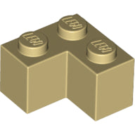 Plaatje in Gallery viewer laden, LEGO® los onderdeel Steen in kleur Geelbruin 2357