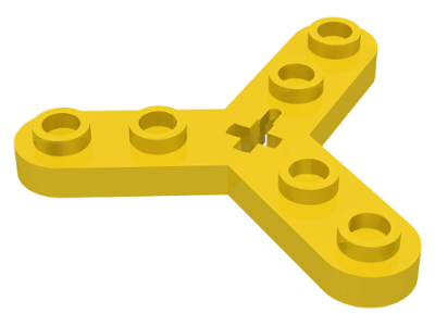 LEGO® los onderdeel Technische Plaat in kleur Geel 32125